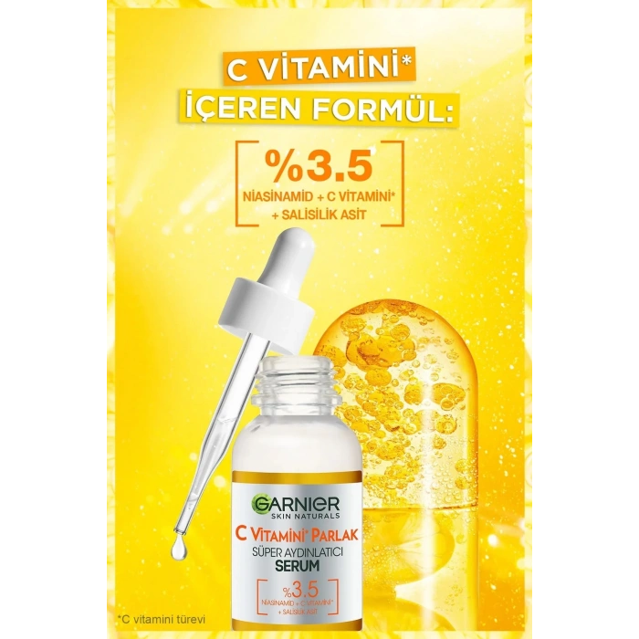 Garnier Nemlendirici Canlandırıcı Peeling Etkili Serum Seti 3