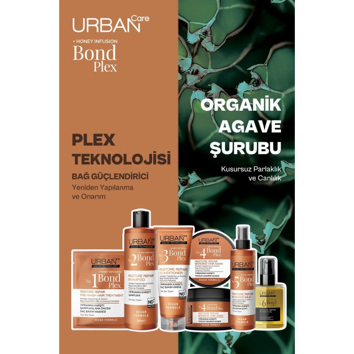 Urban Care No.5 Bond Plex Restore Repair Yıpranma Karşıtı Saç Bakım Sütü - Vegan - 200 ml