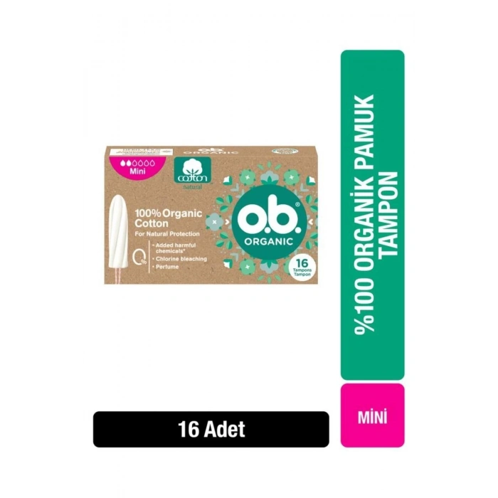 O.B. Organik Mini Tampon 16’lı