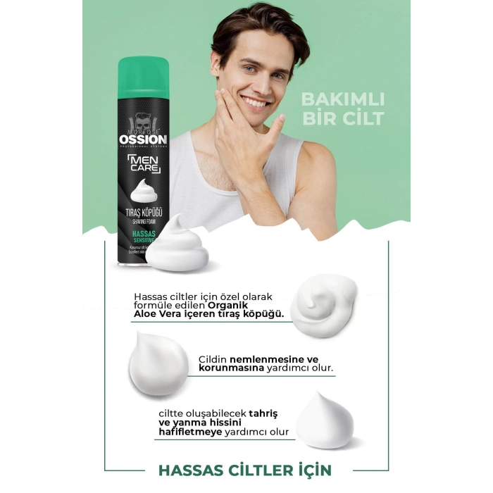 Morfose Ossion Hassas Ciltlere Özel Tıraş Köpüğü 200 ml