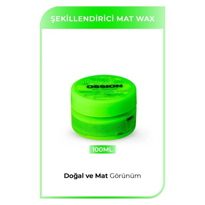 Morfose Ossion Mat Saç Şekillendirici Wax 100 ml