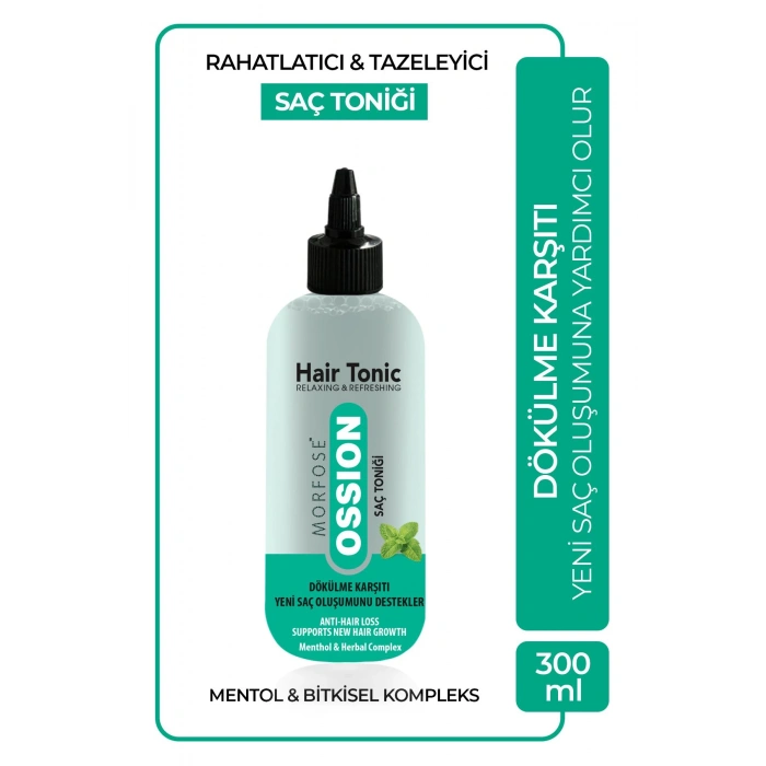 Morfose Ossion Saç Dökülmesi Karşıtı Ferahlatıcı Bitkisel Saç Toniği 300 ml