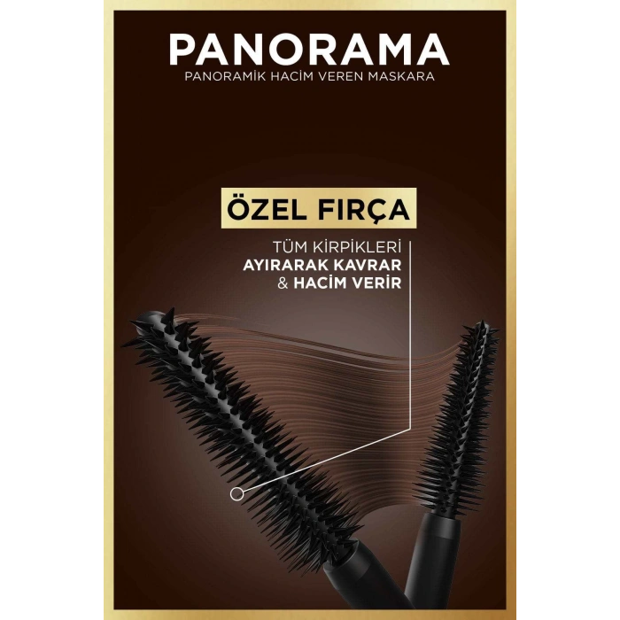 Loreal Paris Panorama Hacim Veren Maskara Kahverengi