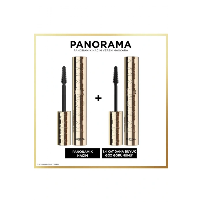 Loreal Paris Panorama Hacim Veren Maskara Siyah 2li Set