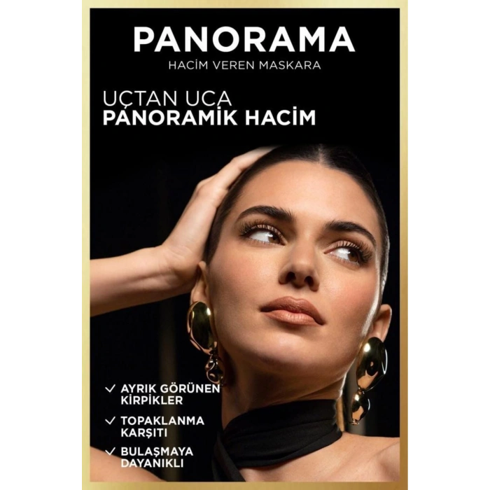 Loreal Paris Panorama Hacim Veren Maskara Siyah