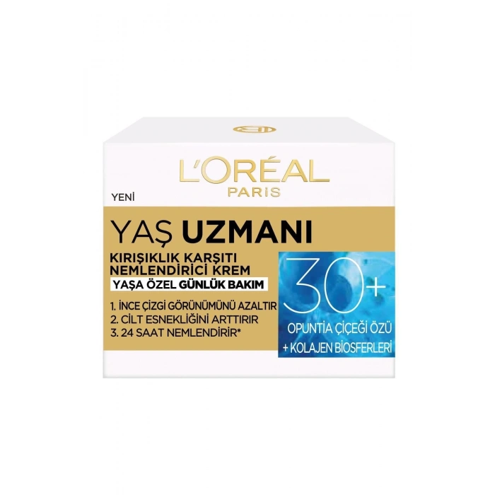 Loreal Paris Yaş Uzmanı 30+ Kırışıklık Karşıtı Nemlendirici Krem 50 ml