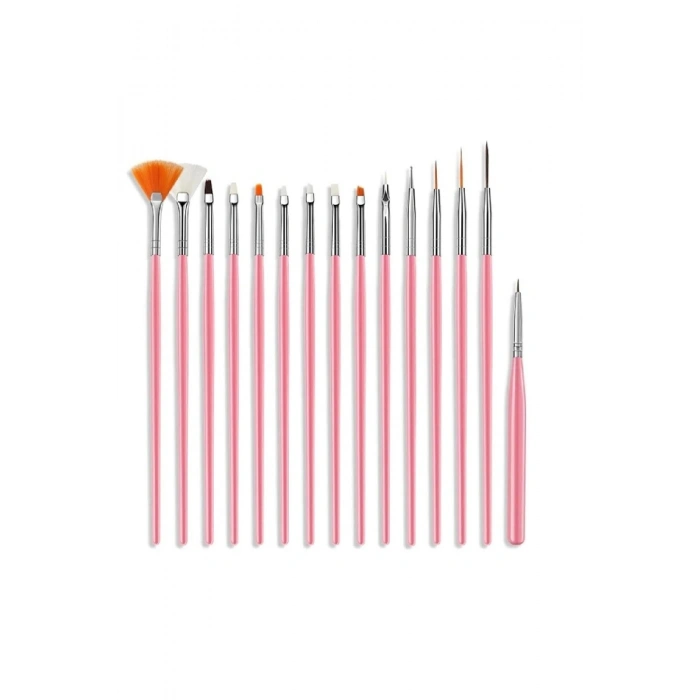 nascita Pembe Tırnak Fırça Seti 15li