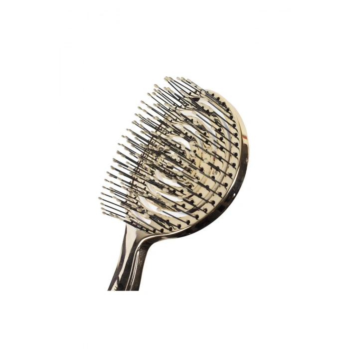 nascita Pro 3D Flexi Kontrol Açma Tarama Saç Fırçası Altın - 35