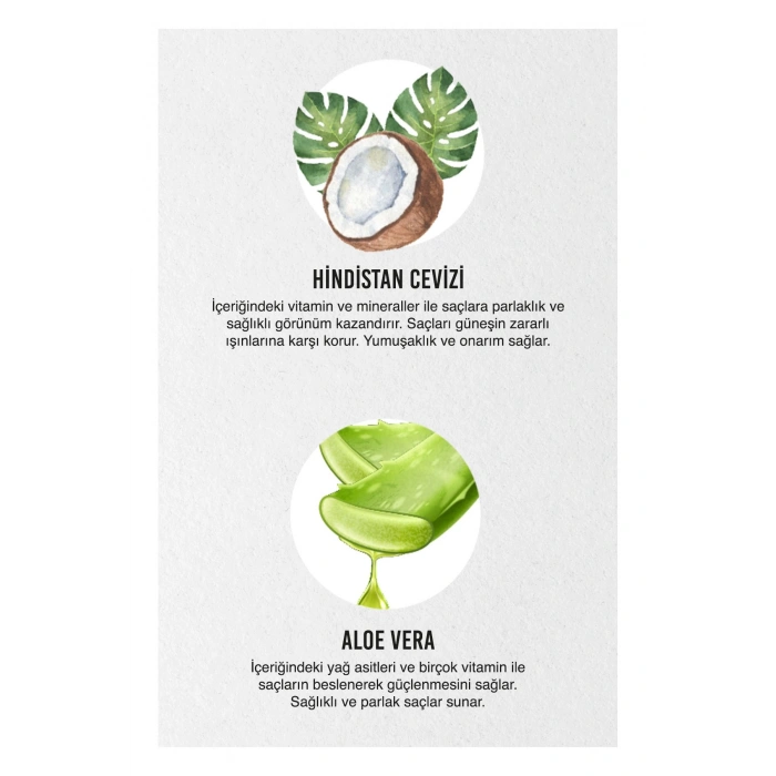 Urban Care Pure Coconut & Aloe Vera Boyalı Saçlara Özel Renk Koruyucu Duş Öncesi Maske Vegan 50 ml