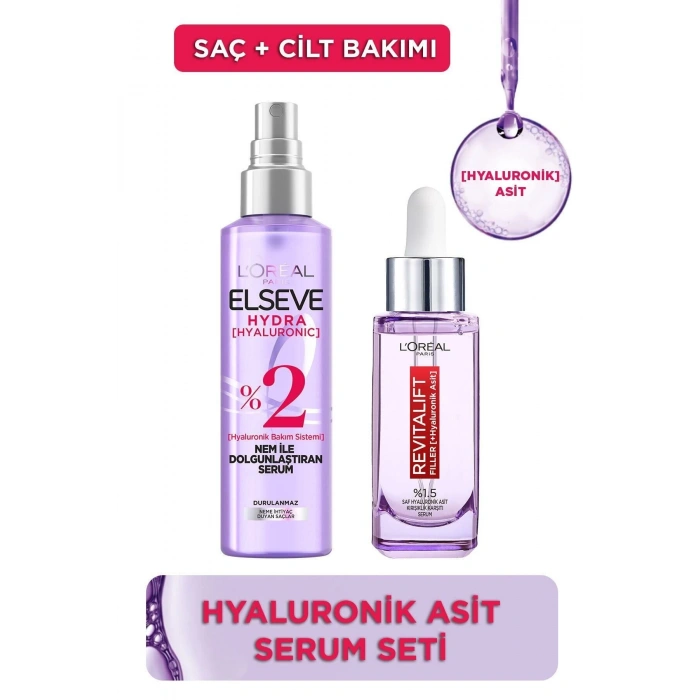Loreal Paris Revitalift Filler %1.5 Hyaluronik Asit Serum & Hydra Nem ile Dolgunlaştıran Serum & Roller