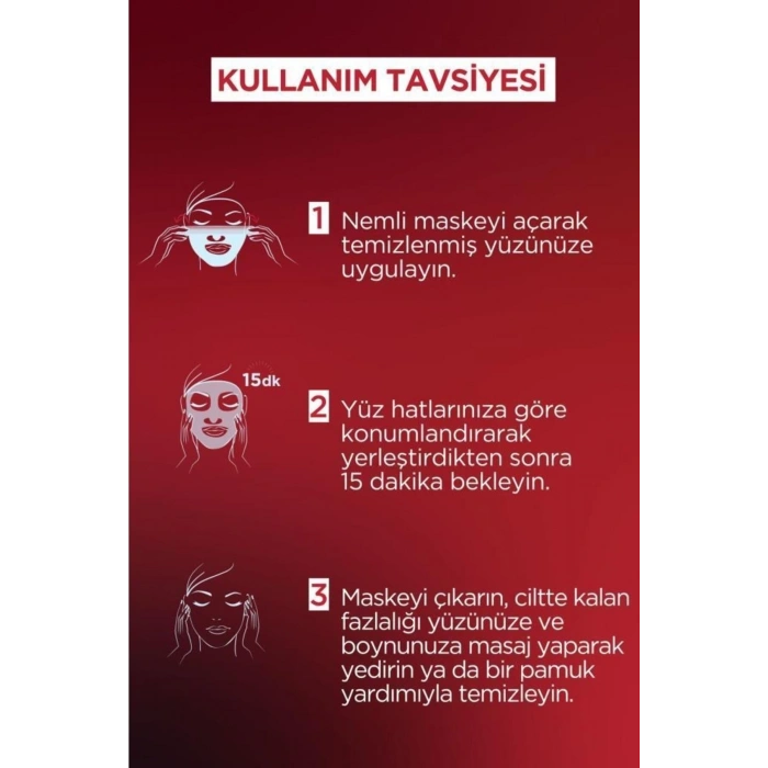 Loreal Paris Revitalift Lazer X3 Yaşlanma Karşıtı Maske 3lü Set