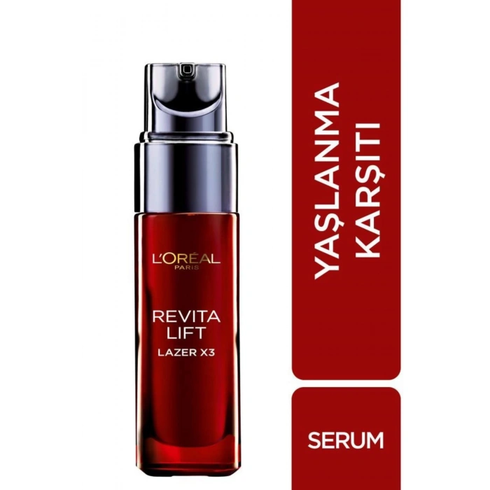 Loreal Paris Revitalift Lazer X3 Yoğun Yaşlanma Kırışıklık Karşıtı 4lü Cilt Bakım Seti