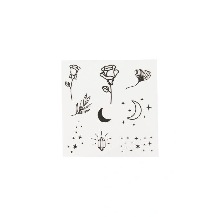 nascita Rose & Stars Tırnak Stickerı - 19