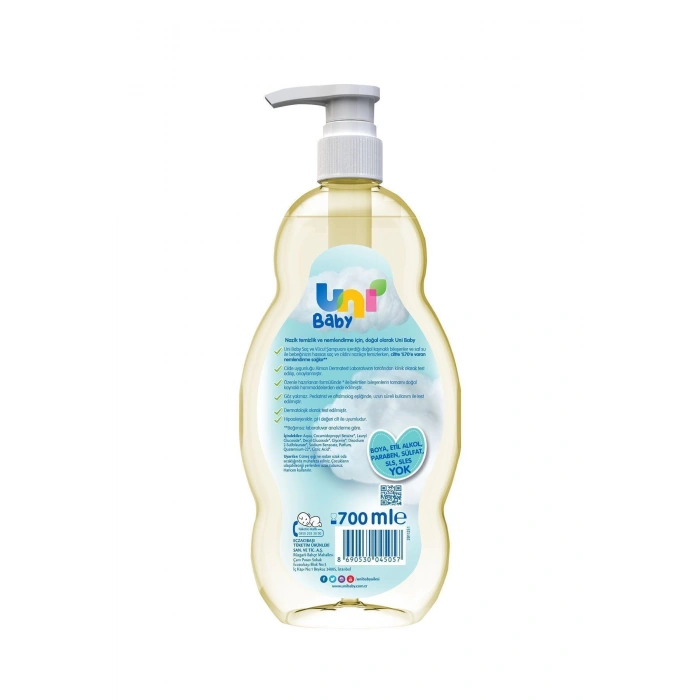 Uni Baby Saç Ve Vücut Şampuanı 700 ml / 3 Adet