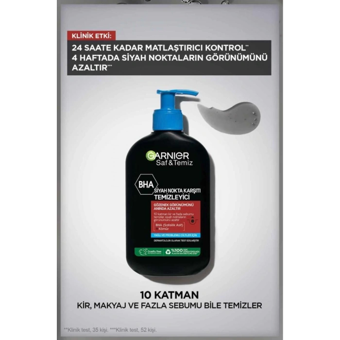 Garnier Saf & Temiz Siyah Nokta Karşıtı Temizleyici 250 ml