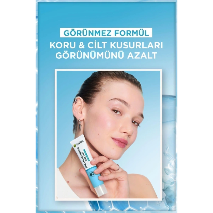 Saf Ve Temiz Bha Niasinamid Günlük Güneş Koruyucu Fluid Yüz Kremi Spf50 40ml
