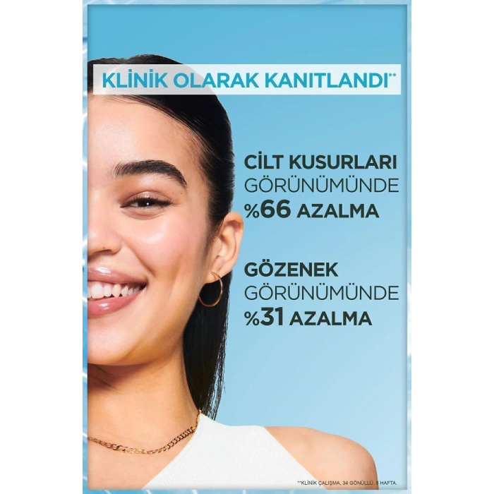 Saf Ve Temiz Bha Niasinamid Günlük Güneş Koruyucu Fluid Yüz Kremi Spf50 40ml