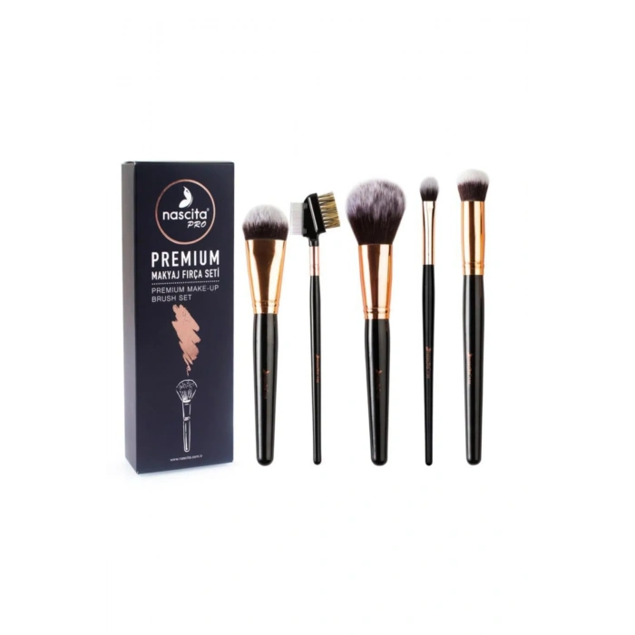 nascita Seyahat Makyaj Fırça Seti 5li