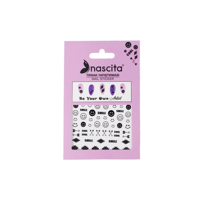 nascita Smile Tırnak Stickerı - 03