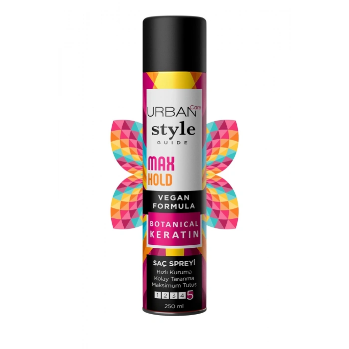 Urban Care Style Guide Max Hold Sabitleyici Maksimum Tutuşlu Saç Spreyi - Vegan - 250 ml