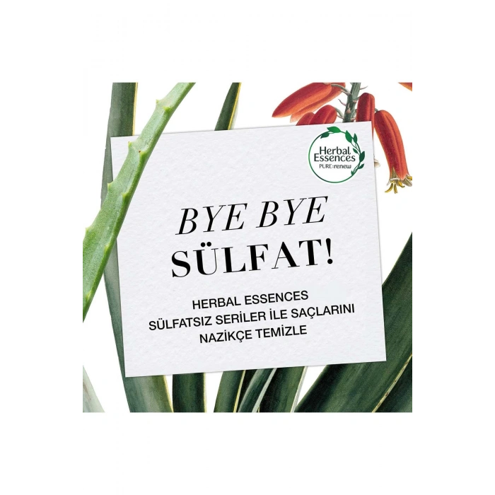 Herbal Essences Sülfatsız Güç Ve Nem Aloe Bambu Saç Bakım Kremi 275 ml