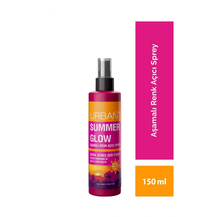 Urban Care Summer Glow Aşamalı Kalıcı Renk Açıcı Saç Spreyi - 150 ml