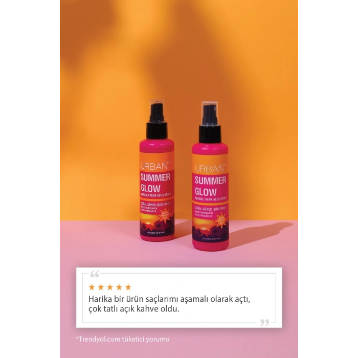 Urban Care Summer Glow Aşamalı Kalıcı Renk Açıcı Saç Spreyi - 150 ml