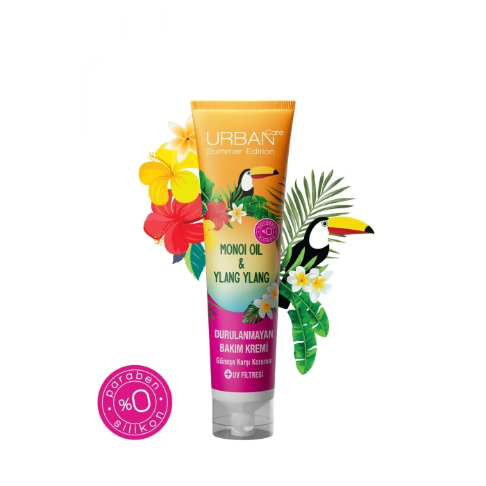 Urban Care Summer - Monoi Yağı & Ylang Ylang Güneş Koruyucu Durulanmayan Bakım Krem - Vegan - 150 ml