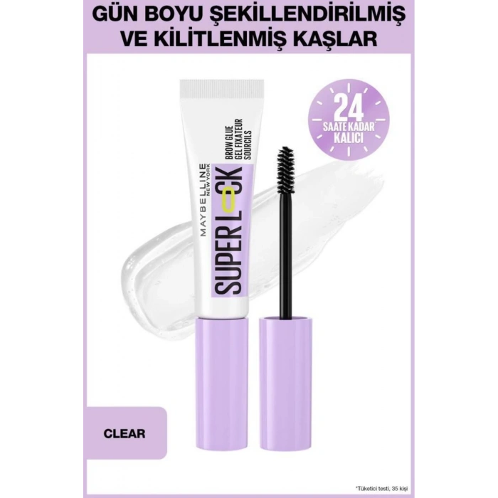 Maybelline New York Super Lock Brow Glue Kaş Sabitleyici Maskara