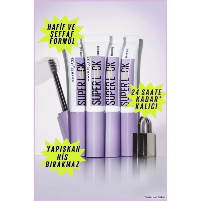 Maybelline New York Super Lock Brow Glue Kaş Sabitleyici Maskara