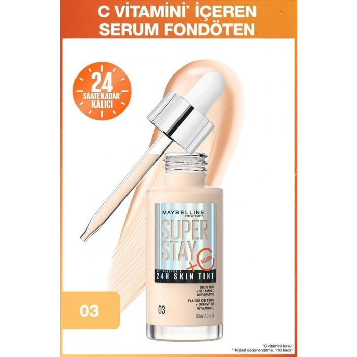 Maybelline New York Super Stay Skin Tint Fondöten - 03