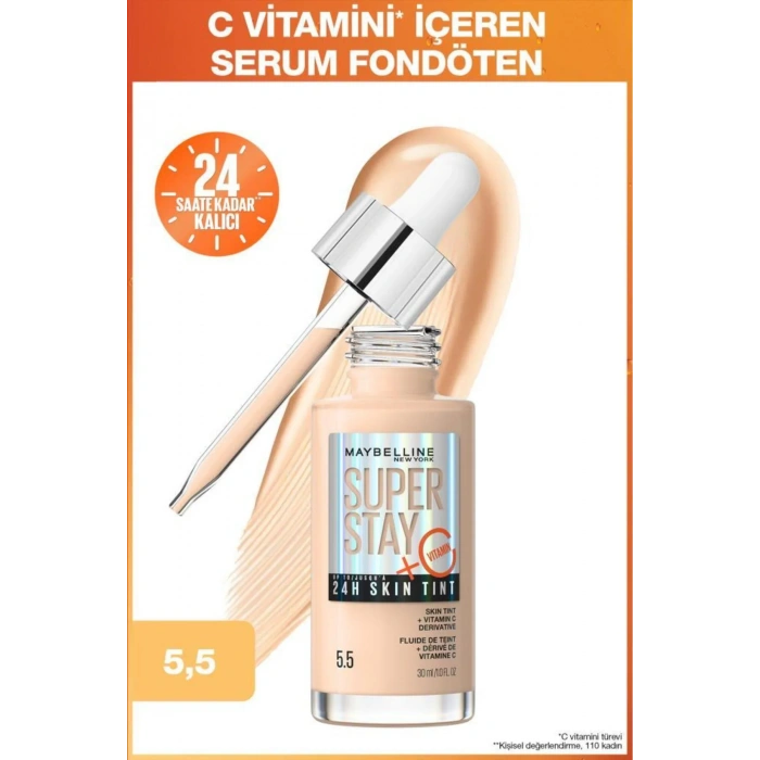Maybelline New York Super Stay Skin Tint Fondöten - 05.5