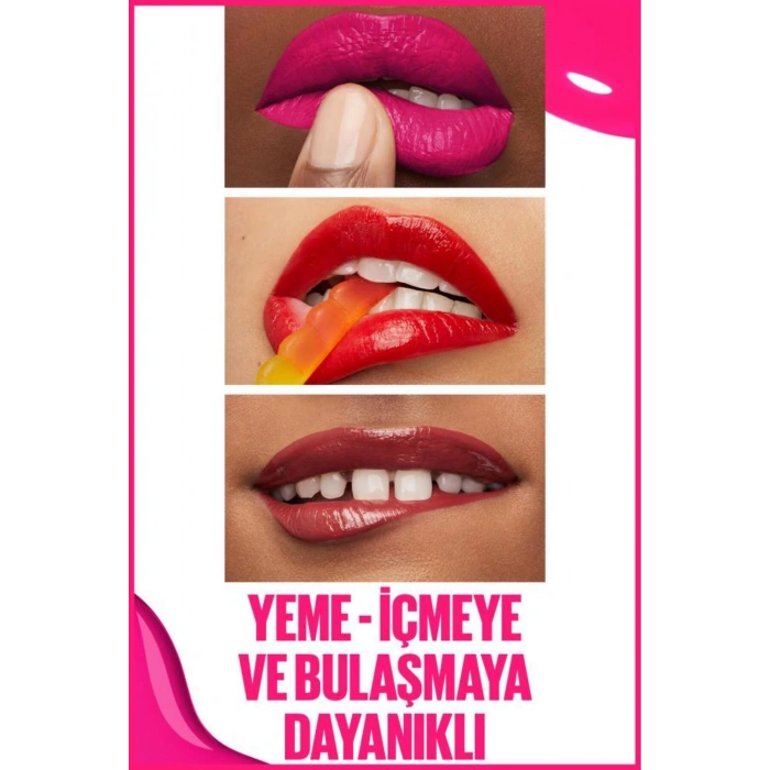 Maybelline New York Super Stay Vinyl Ink Uzun Süre Kalıcı Likit Parlak Ruj 145 Rogue