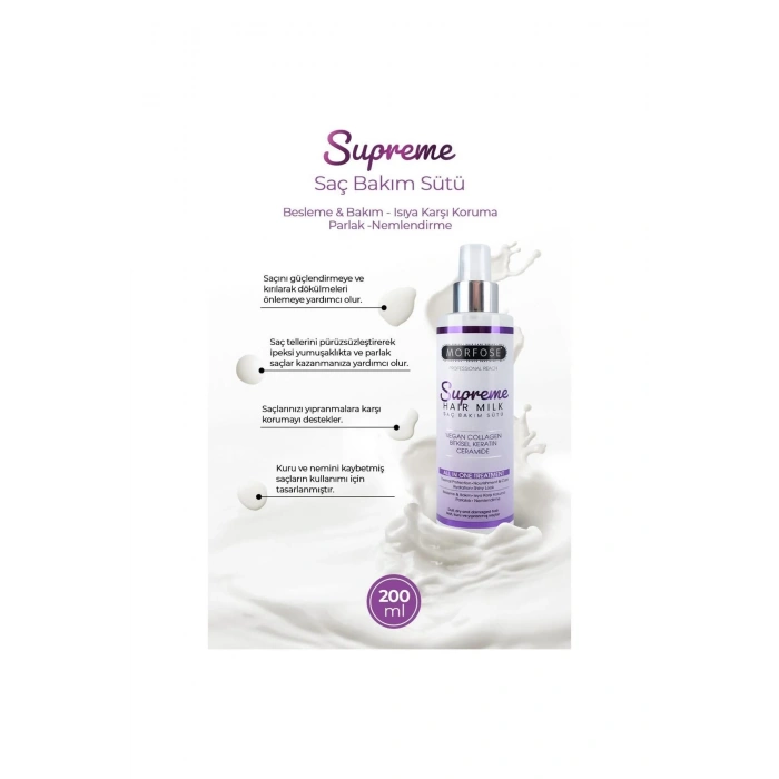 Morfose Supreme Saç Bakım Sütü 200 ml