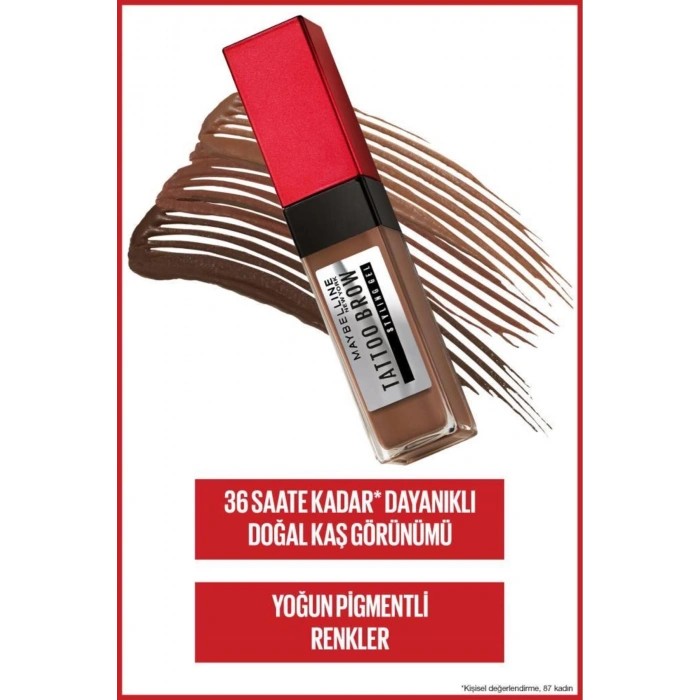 Maybelline New York Tattoo Brow 36 Saat Styling Gel - 260 Deep Brown