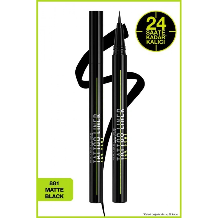 Maybelline New York Tattoo Liner Ink Pen - Black
