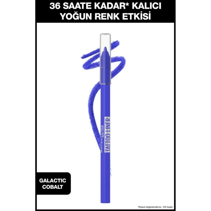 Maybelline New York Tattoo Liner Jel Göz Kalemi - Galatic Cobalt