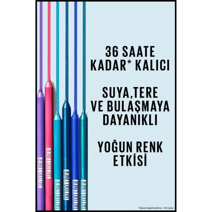 Maybelline New York Tattoo Liner Jel Göz Kalemi - Galatic Cobalt