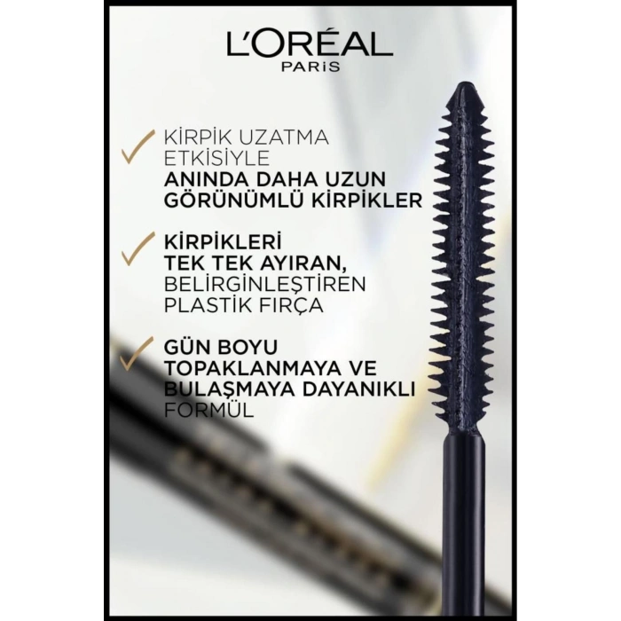 Loreal Paris Telescopic Carbon Black Maskara - Siyah & Infaillible 24h Fresh Wear Pudra Fondöten 40 Cashmere