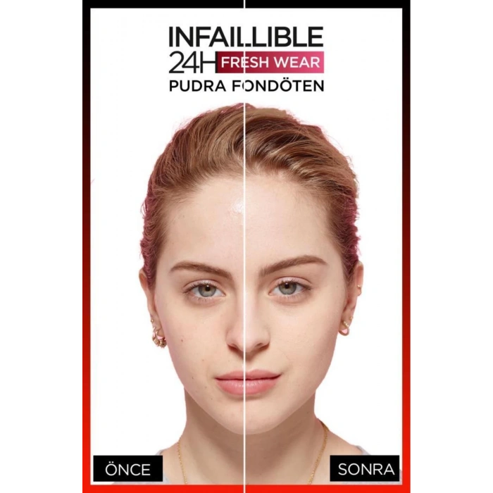 Loreal Paris Telescopic Carbon Black Maskara - Siyah & Infaillible 24h Fresh Wear Pudra Fondöten 40 Cashmere