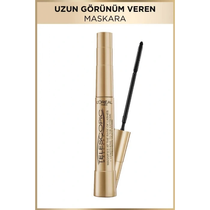 Loreal Paris Telescopic Gold Siyah Maskara & Infaillible 24h Fresh Wear Pudra Fondöten 40 Cashmere