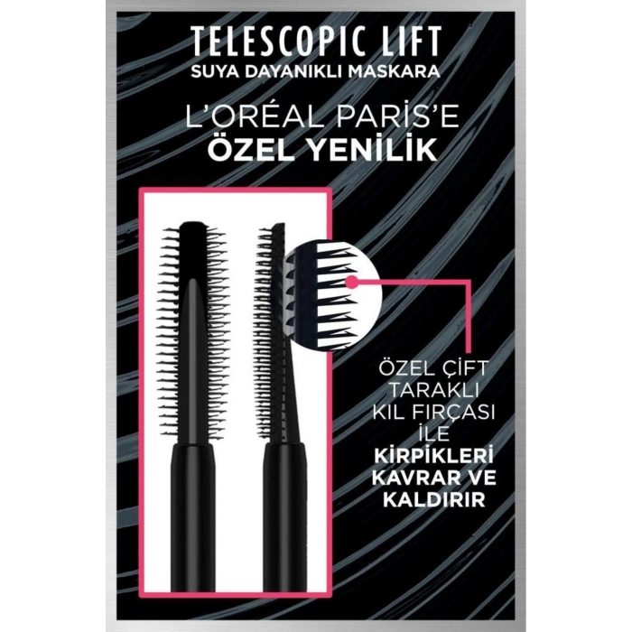 Telescopic Lift Suya Dayanıklı Maskara