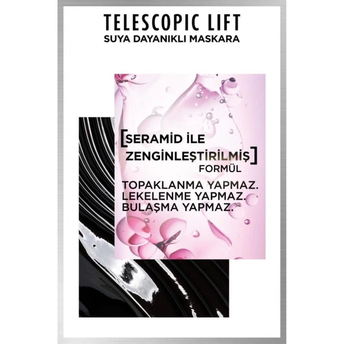 Telescopic Lift Suya Dayanıklı Maskara