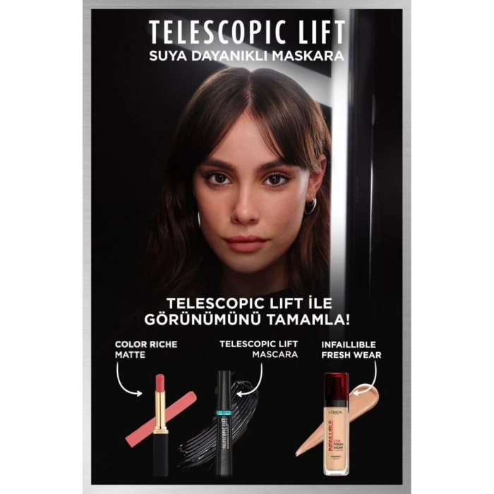 Telescopic Lift Suya Dayanıklı Maskara