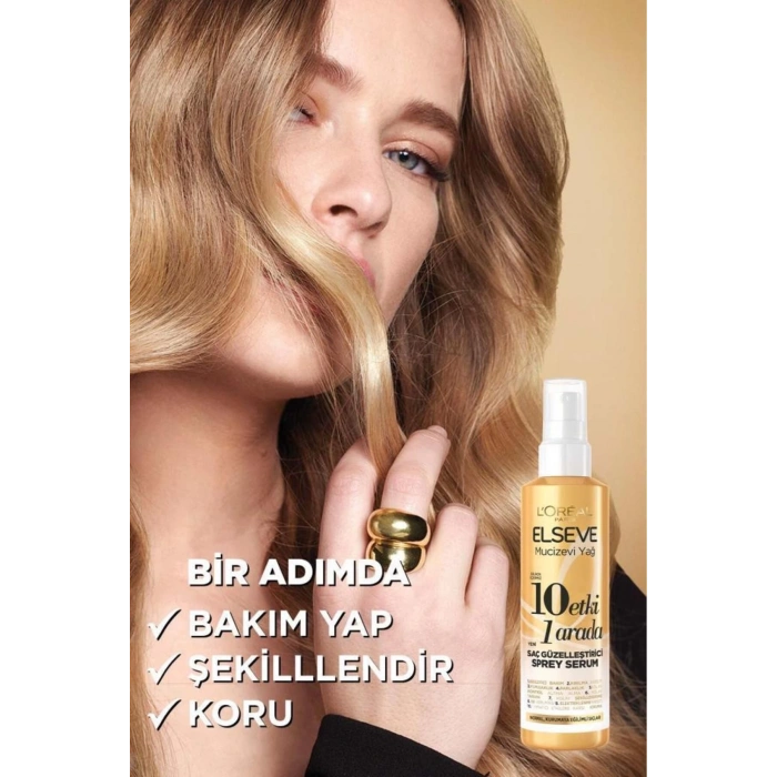 Loreal Paris Telescopic Maskara & Mucizevi Yağ 10 Etki 1 Arada Saç Güzelleştirici Sprey Serum 150 ml