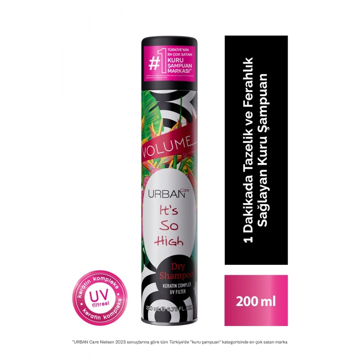 Urban Care Tropik Kokulu Hacimlendirici Kuru Şampuan - Vegan - UV Korumalı - 200 ml