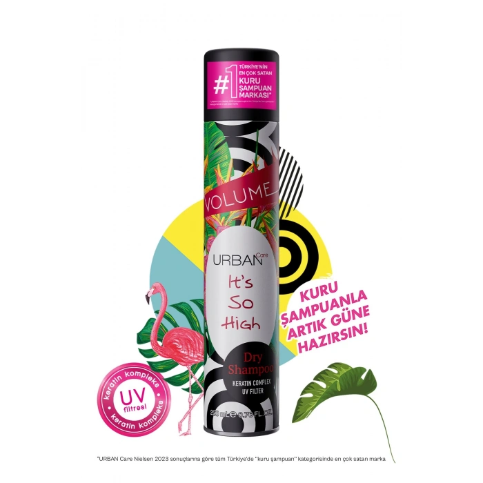 Urban Care Tropik Kokulu Hacimlendirici Kuru Şampuan - Vegan - UV Korumalı - 200 ml