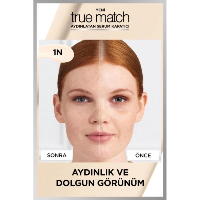 Loreal Paris True Match Aydınlatan Serum Kapatıcı - 1n 11 ml