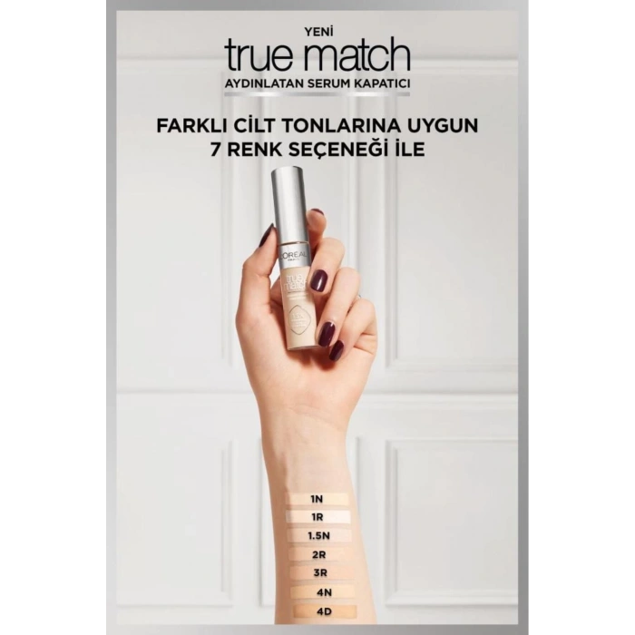 Loreal Paris True Match Aydınlatan Serum Kapatıcı - 1n 11 ml
