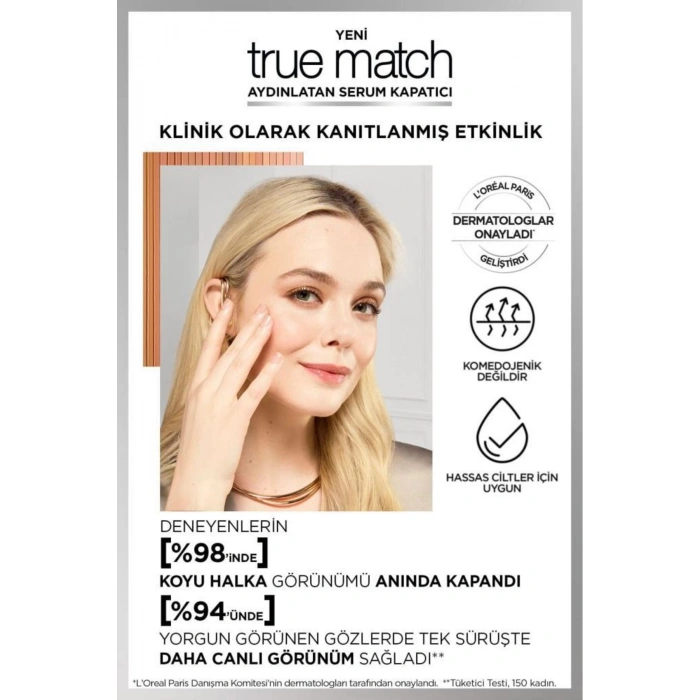 Loreal Paris True Match Aydınlatan Serum Kapatıcı - 4n 11 ml